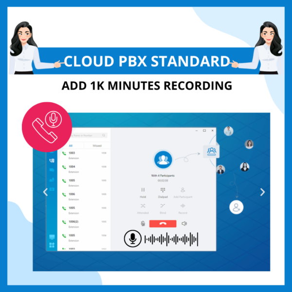 Cloud Pbx Singapore - Standard Add Recording